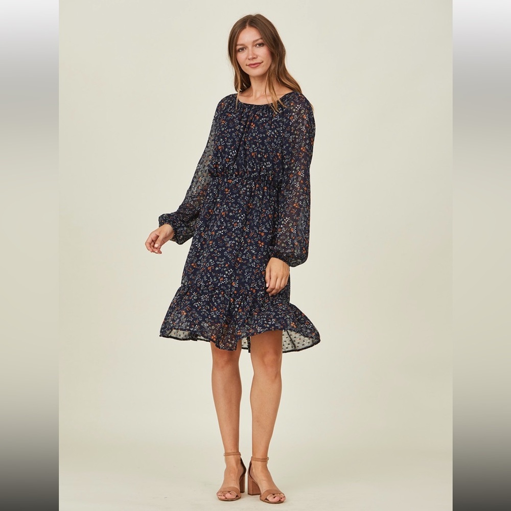 Floral Tiered Midi Dress from Orange Creek NWT